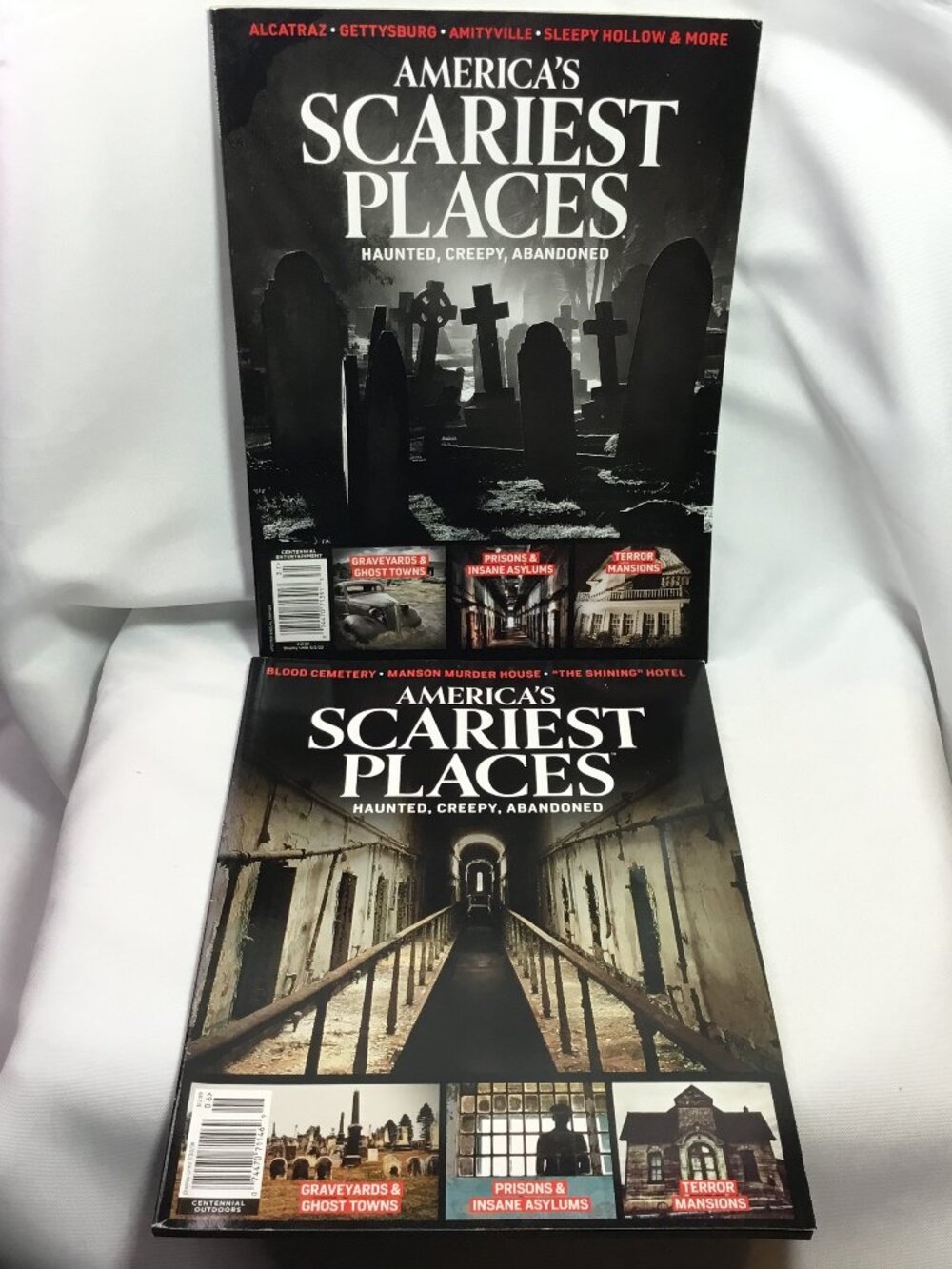 2 America's Scariest Places Magazine Haunted Ghosts Abandoned Horror 2018